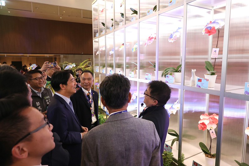 世界蘭展開幕　副總統：讓世界欣賞蘭花之美　也讓世界看見臺灣之美