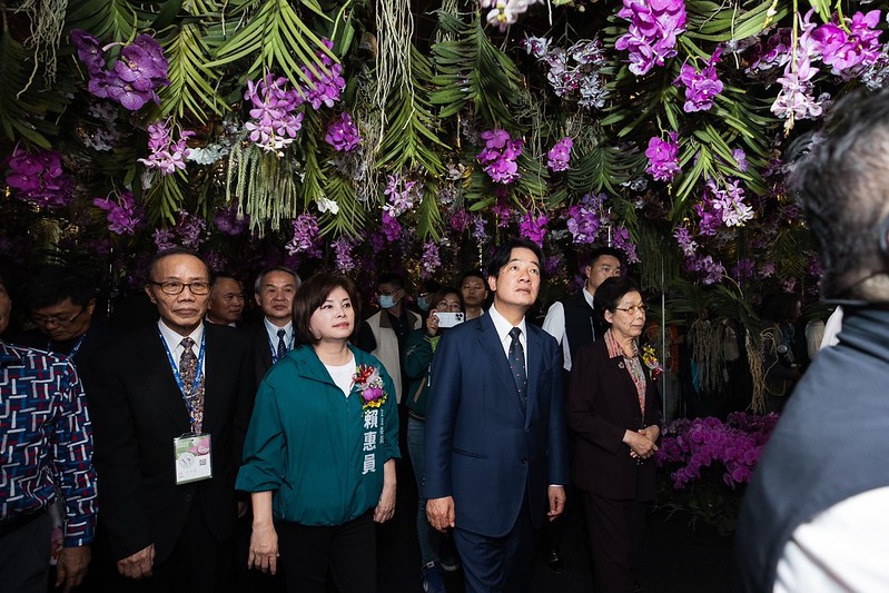 2024臺灣國際蘭展開幕　副總統：中央地方齊心支持蘭花產業　讓蘭花產業越來越蓬勃發展