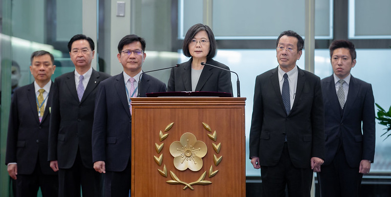 President Tsai delivers remarks before departing for Guatemala and Belize