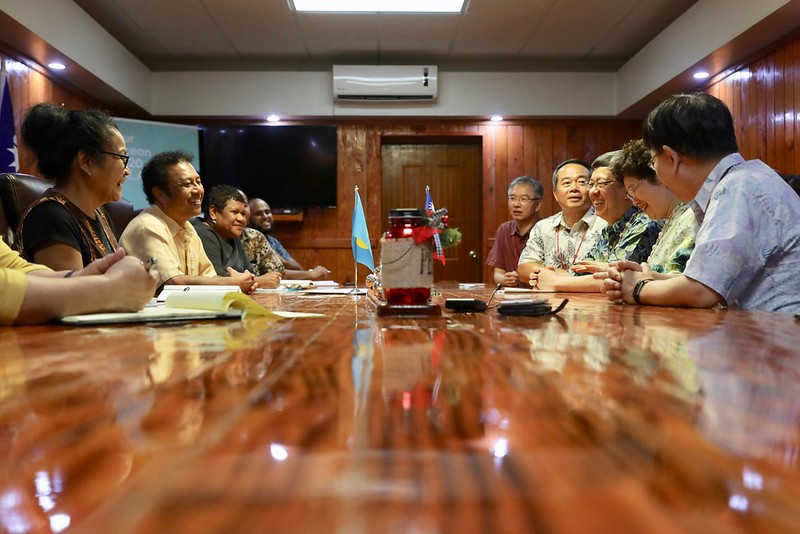 「帛誼專案」副總統拜會帛琉總統雷蒙傑索，衷心期盼帛琉能繼續是臺灣在國際場域上最堅定的盟友