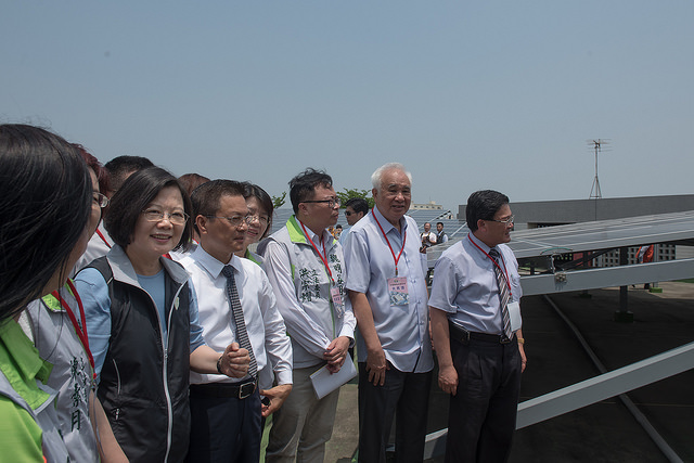 總統：堅定信念  綠色能源將是臺灣未來很重要的能源來源