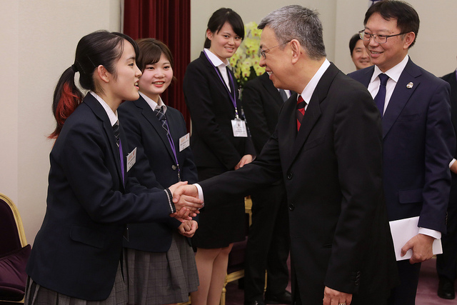 副總統期許透過臺日新生代的雙向交流　讓兩國友好關係永續發展