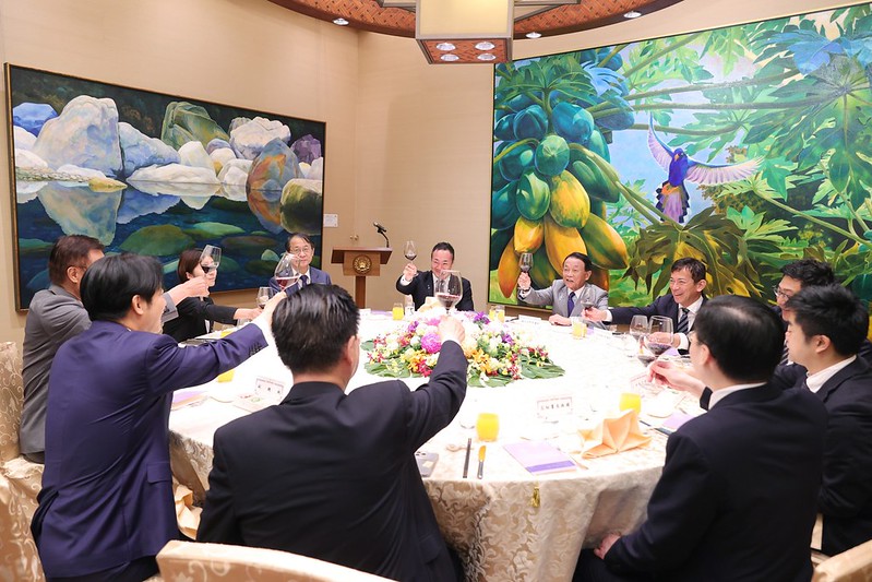 副總統午宴宴請日本前首相暨自民黨副總裁麻生太郎眾議員訪問團