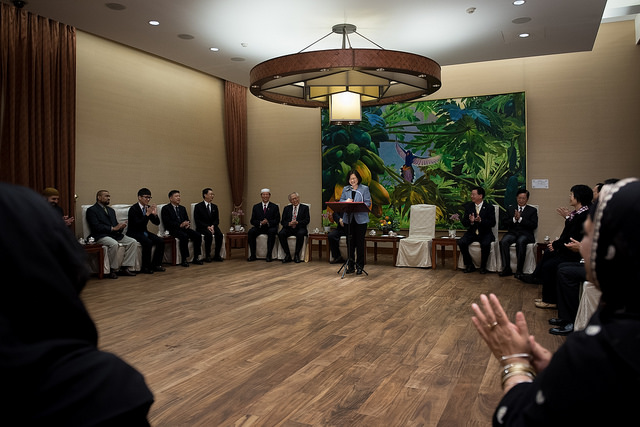 接見回教朝覲團　總統：持續推動新南向政策　增進臺灣與伊斯蘭世界多元交流
