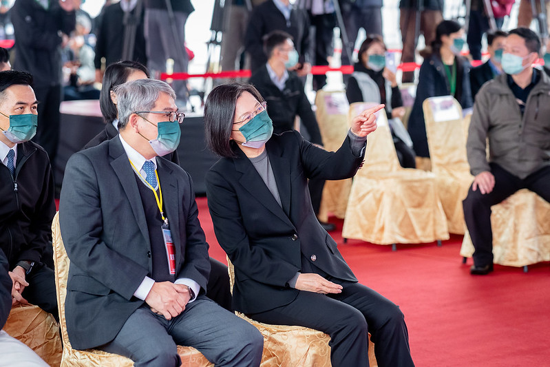 總統出席「國家住都中心萬華‧安居社會住宅新建工程開工動土典禮」