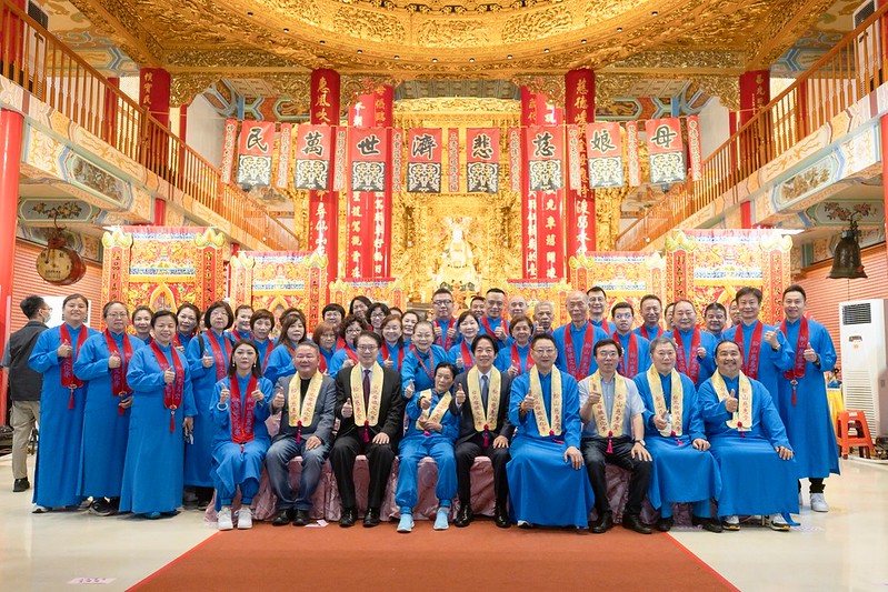 副總統出席「臺北母娘文化季安龍護國祈福大典」米龍開光儀式