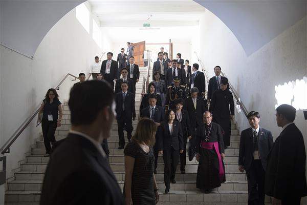 蔡英文總統率訪團參訪薩京大教堂
