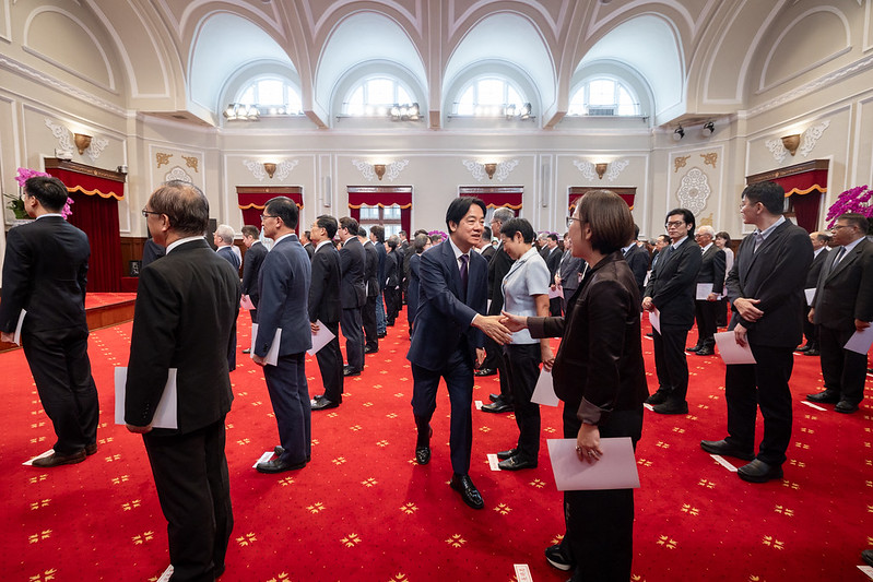 總統主持「新任總統府、行政院、考試院、國家安全會議及國家安全局政務人員宣誓典禮」