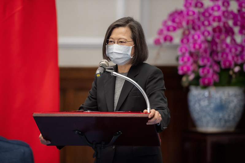 總統接見「社團法人台灣電子設備協會理事長等幹部」，並致詞