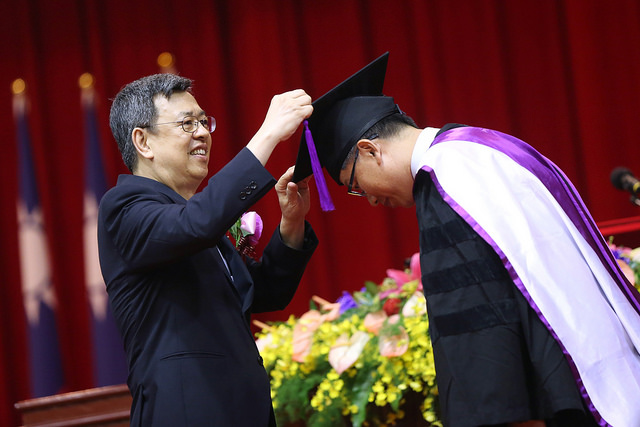 副總統期勉警大畢業生為社會治安奉獻心力　讓臺灣成為更美好的國家