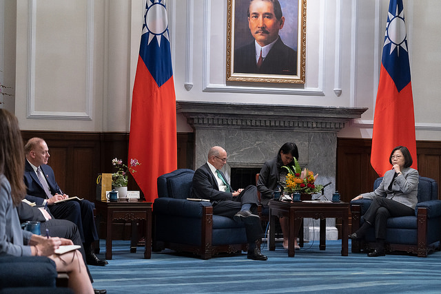 接見「國家亞洲研究局」訪問團　總統：臺灣是值得大家信賴的夥伴