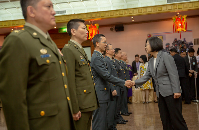 出席三軍將官晉任典禮　總統盼國軍以捍衛國家安全為己任　不負國人託付及期待