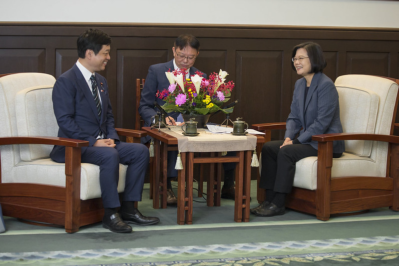 接見日本自民黨眾議員　總統盼支持臺灣參與CPTPP　讓臺灣對區域經貿整合做出貢獻