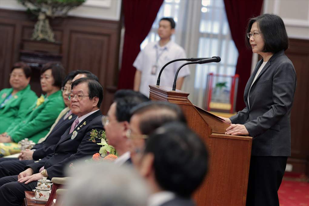 總統期勉獅子會友與政府共同努力推動各項改革工程