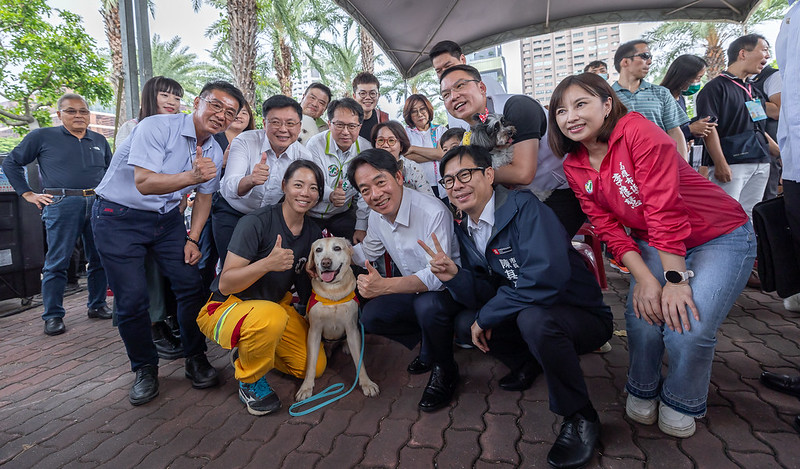 出席高雄毛孩嘉年華　副總統：共同努力讓臺灣成為動物友善國家