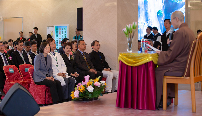 總統出席「佛教正德醫院落成典禮」