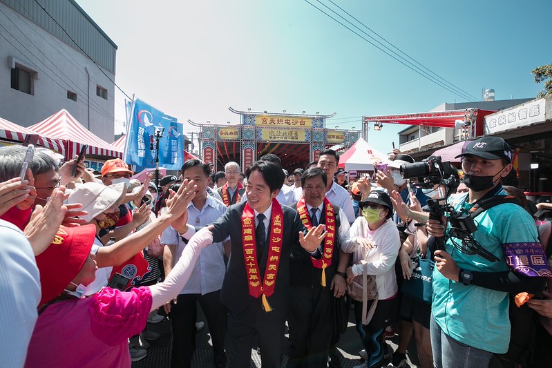 拱天宮建廟160周年　副總統祈願臺灣風調雨順   國泰民安