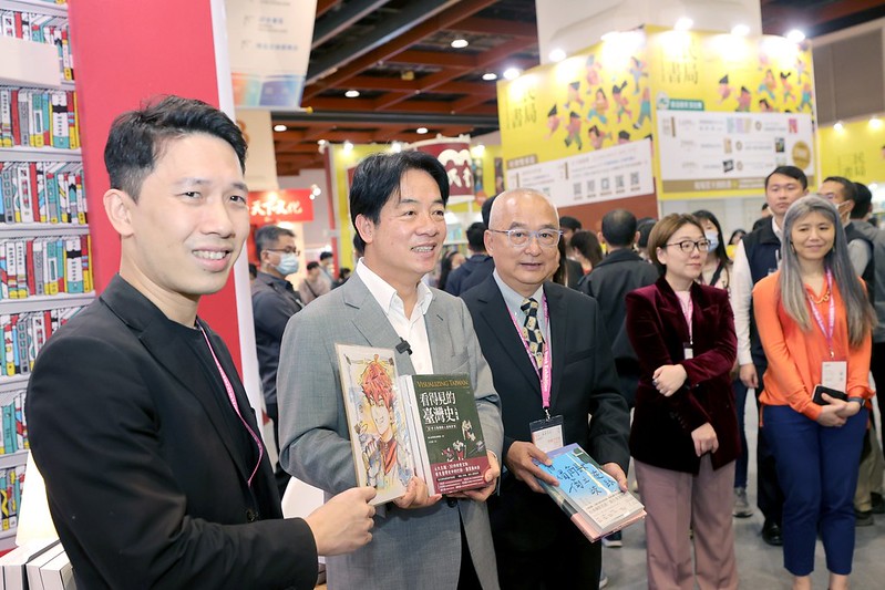 副總統參觀台北國際書展　以具體行動支持文化出版業