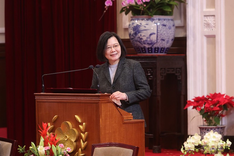 總統接見「第29屆中華建築金石獎得獎企業與地方政府獲獎單位代表」，並致詞