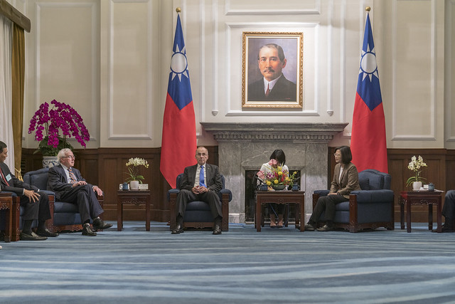 總統接見「凱達格蘭論壇：2019亞太安全對話與會外賓」