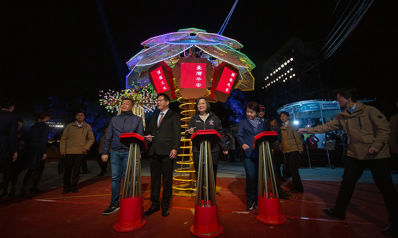總統出席「2020臺灣燈會在臺中」開燈典禮