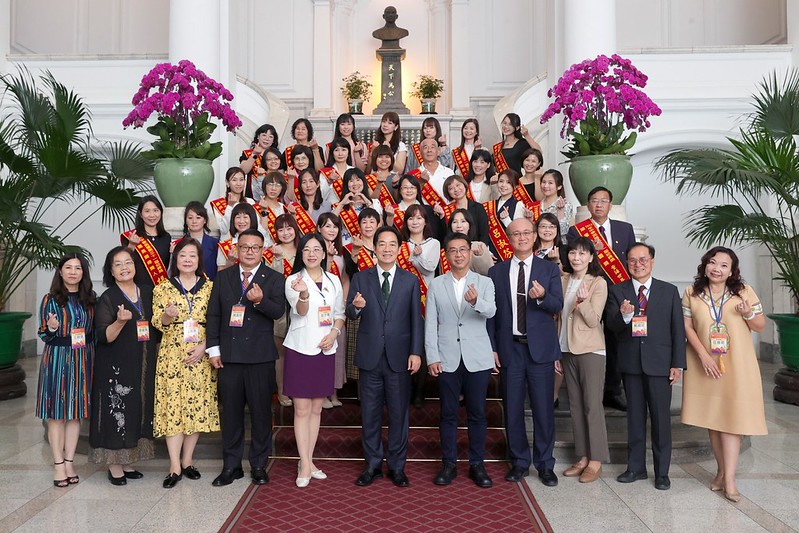 副總統接見「第31屆幼鐸獎得獎人及中華幼兒教育策進會陪同人員」