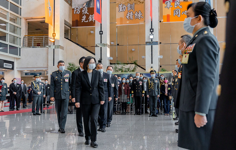 總統出席「111年下半年陸海空軍晉任將官勗勉典禮」