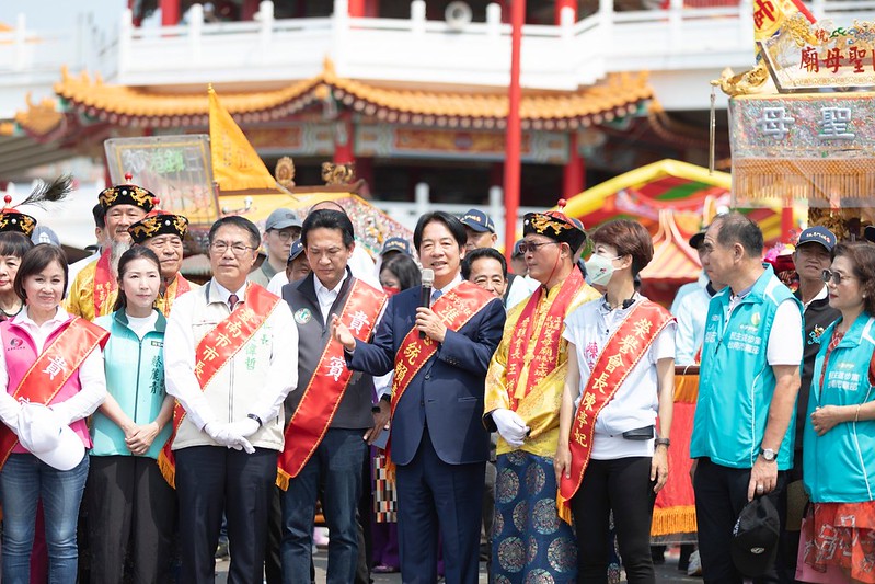 副總統出席台南土城正統鹿耳門聖母廟「甲辰科土城香禳災祈安香醮平安遶境大典」