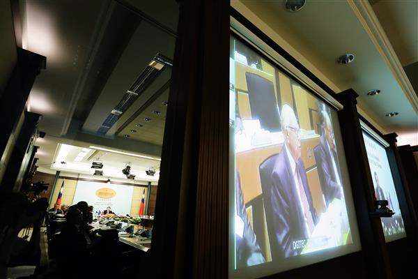 馬英九總統應歐洲議會友臺小組主席朗根（Werner LANGEN）邀請，與歐洲議會議員進行視訊會議。