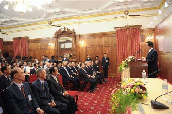 總統出席「中日和約60周年紀念活動」。（6-5）