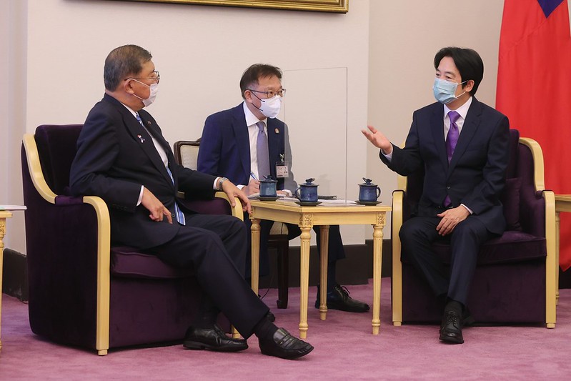 賴清德副總統今（28）日上午接見「思考日本安全保障議員之會」訪台團