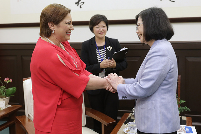 接見宏都拉斯副總統　總統盼續秉互惠互助的精神　深化兩國交流與合作