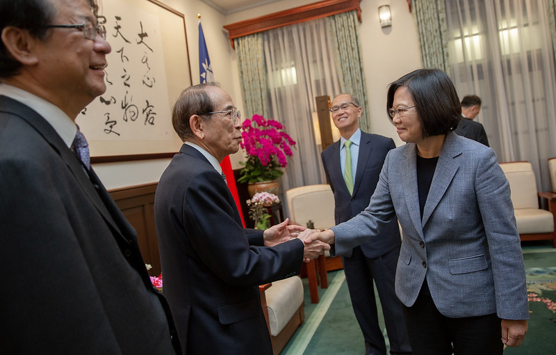 接見大橋光夫會長　總統：洽簽CPTPP現在正是時機　讓臺日夥伴關係更深化、更全面