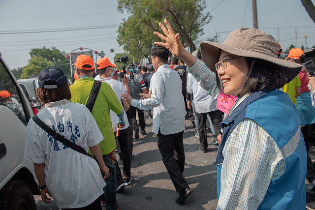 向白沙屯媽祖進香  總統為國家、國民祈願平安