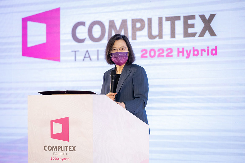 總統出席「2022年台北國際電腦展COMPUTEX開幕典禮」，並致詞