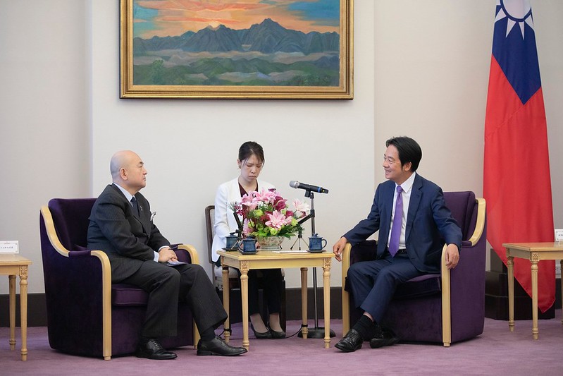 副總統接見「日本台灣交流協會台北事務所新任代表片山和之」