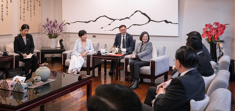 總統接見「日本東京都知事小池百合子訪問團」