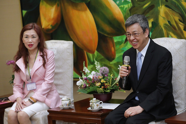 接見日本僑領　副總統盼持續支持政府，並發揮影響力，為臺灣在國際上發聲