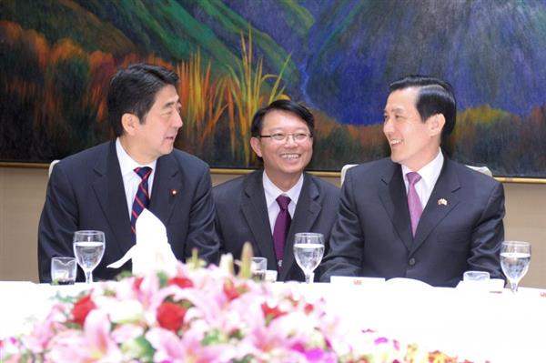 總統於本府台灣晴廳接見日本前首相安倍晉三眾議員一行 （8-6）
