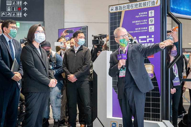 總統出席「2021台灣國際智慧能源週開幕典禮」