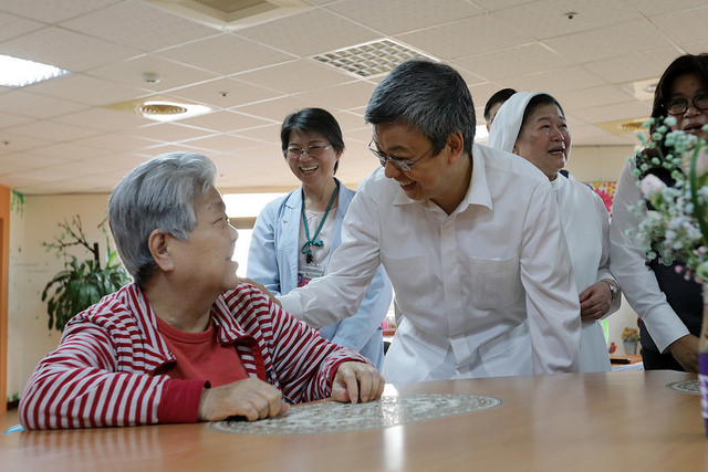 副總統肯定聖馬爾定醫院老人照顧服務    盼讓長者生命更有品質