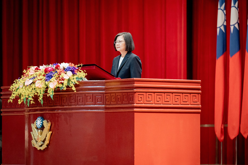 總統出席「中央警察大學112年聯合畢業典禮」，並致詞