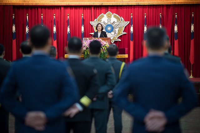 出席三軍將官晉升典禮　總統宣示政府支持國軍　堅定推動國防事務改革