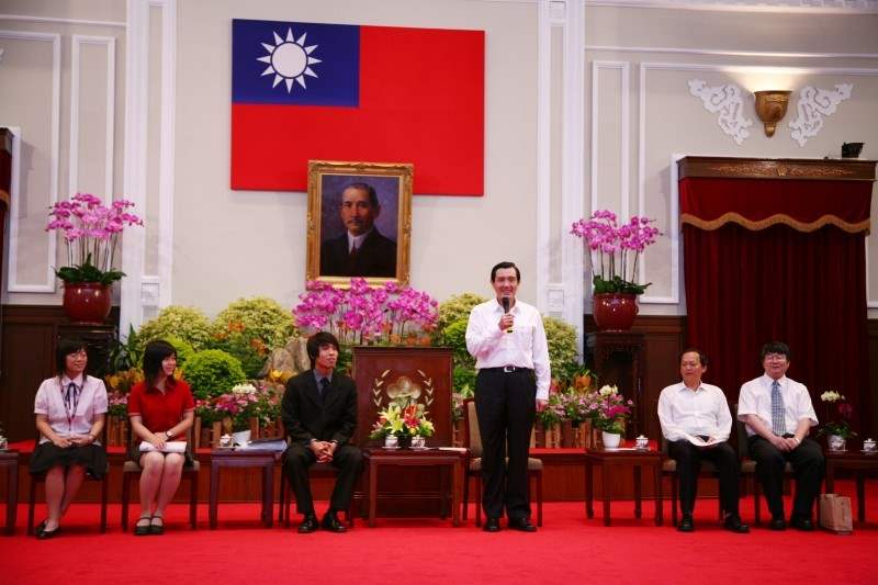 總統接見台北大學「哈佛台灣英文領導營」學員-馬英九總統致詞