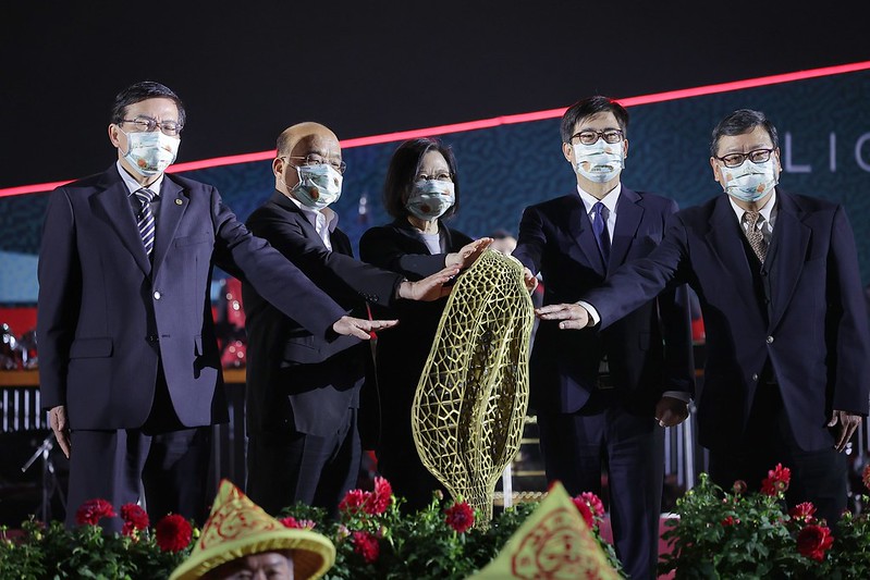 總統出席「2022臺灣燈會在高雄」開燈儀式