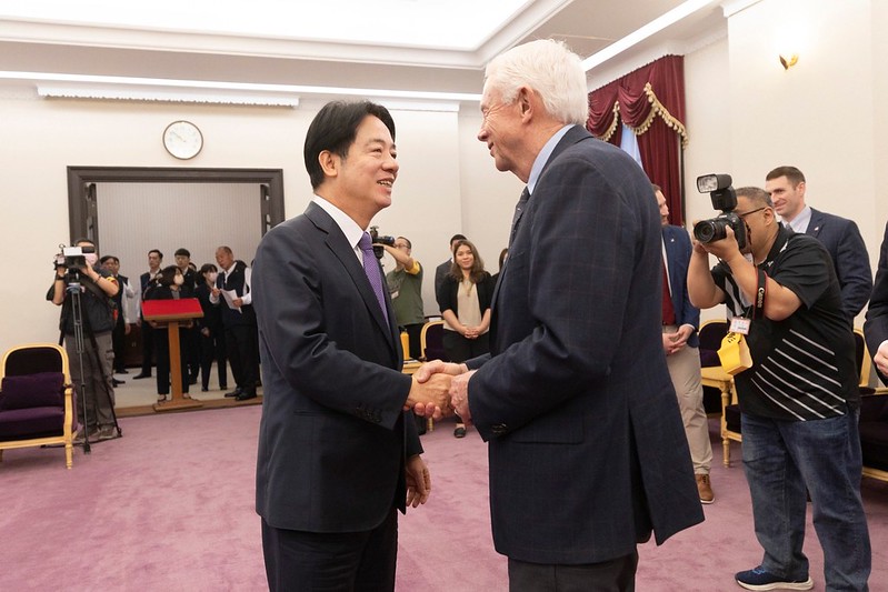 接見美國跨黨派眾議員訪團　副總統感謝美國以具體行動支持臺灣　盼持續合作讓印太區域更和平穩定