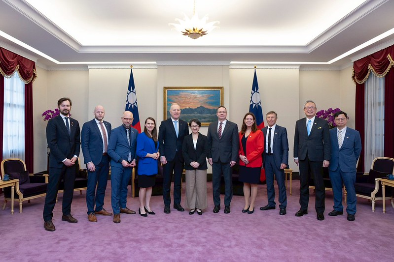 副總統接見「中北歐國家國會議員訪問團」