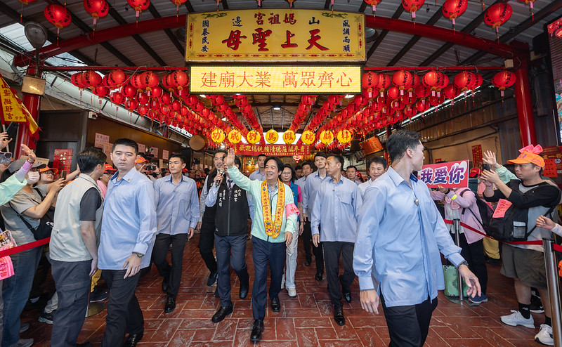 總統參香「山邊媽祖宮」暨出席白沙屯拱天宮「2026天上聖母丙午年往北港進香」
