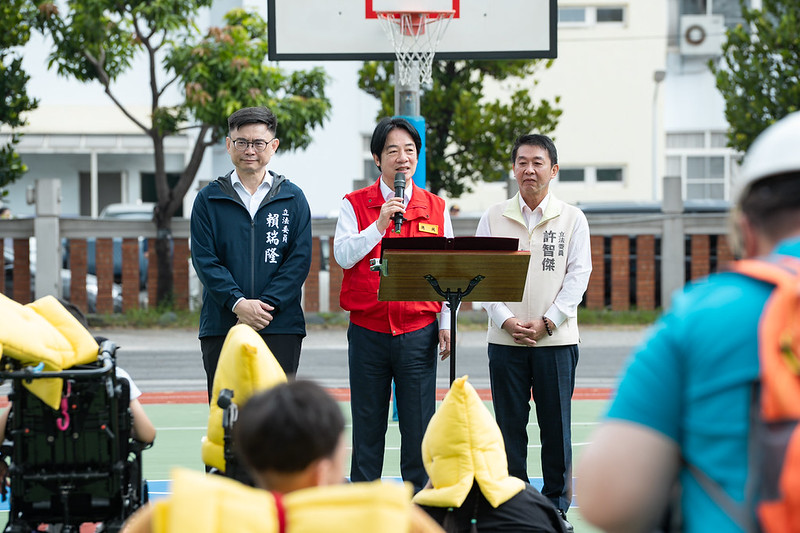 總統視導「115年國家防災日─各級學校及幼兒園地震避難掩護演練」