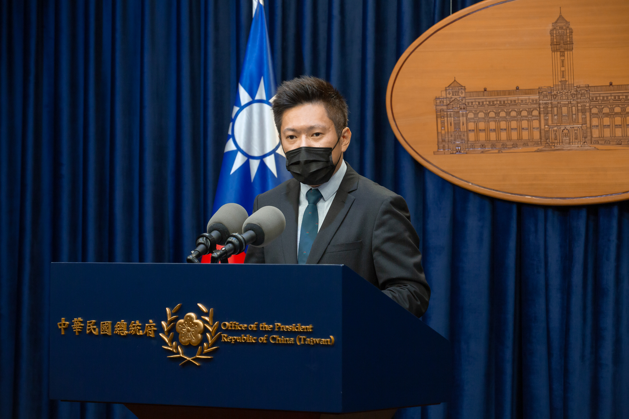 總統府針對總統官邸午間通報有確診案例足跡事進行新聞說明-總統府新聞-新聞與活動｜中華民國總統府